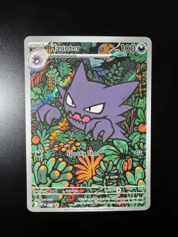Pokemon Haunter Illustration Rare ME: Mega Evolution Black Star Promo 027 - Image 1