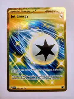 Jet Energy 252/191 SV08 - Surging Sparks Gold Hyper Rare Pokemon TCG NM - Image 1