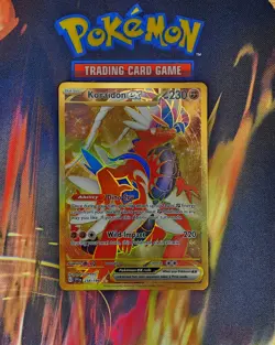 Koraidon Ex 254/198 Scarlet & Violet Gold Hyper Rare Full Art Pokemon TCG - Image 1