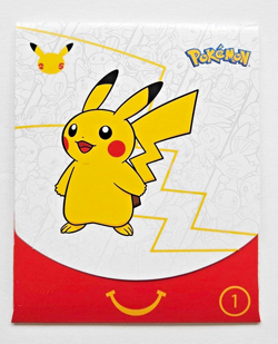 2021 McDonald's Happy Meal Pokemon Cards Nintendo TCG #1 Booster Pack New Sealed - Image 1