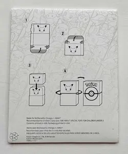2021 McDonald's Happy Meal Pokemon Cards Nintendo TCG #1 Booster Pack New Sealed - Image 2