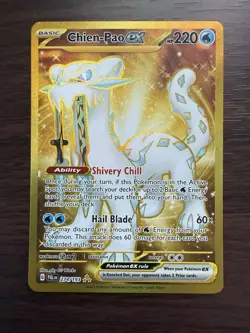 Chien Pao Ex Gold Hyper Rare 274/193 Pokemon TCG Paldea Evolved 🏆 - Image 1