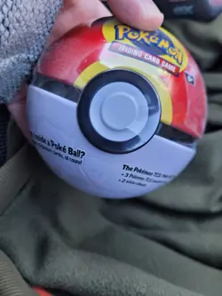 Pokemon ball 2025 Collectors Poke Ball Tin - REPEAT BALL 3 packs & Stickers new - Image 5