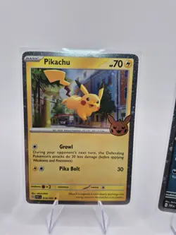 Pokemon Trick or Trade Lot - Mimikyu, Pikachu, Gengar - Holo Foil Cards (3) - Image 3