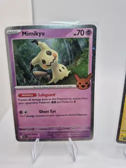 Pokemon Trick or Trade Lot - Mimikyu, Pikachu, Gengar - Holo Foil Cards (3) - Image 4