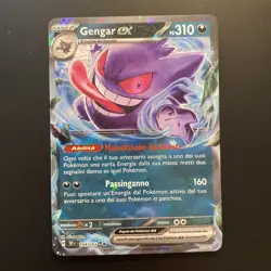 Pokemon GENGAR EX • 104/162 • CRONOFORZE • Italiano • NM • Double Rare - Image 1