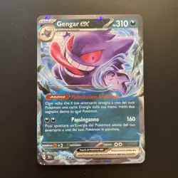Pokemon GENGAR EX • 104/162 • CRONOFORZE • Italiano • NM • Double Rare - Image 2