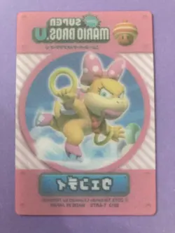 Mario Bros.2 Wendy O. Koopa Clear Card 2012 Peach Japanese Nintendo F/S - Image 4