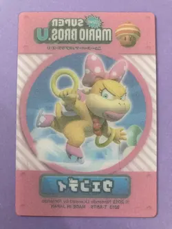 Mario Bros.2 Wendy O. Koopa Clear Card 2012 Peach Japanese Nintendo F/S - Image 5
