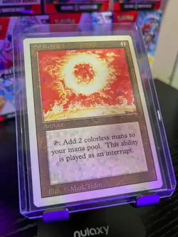 Magic: The Gathering’s Sol Ring Artifact Card - Revised Edition NM condition! - Image 1