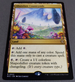 Abundant Countryside | MTG Commander Lorwyn Eclipsed | NM | Rare Land | - Image 2