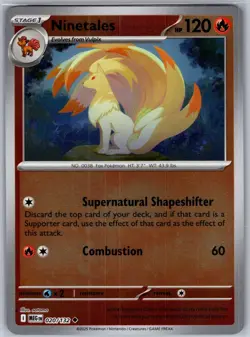 Ninetales 020/132 Mega Evolution Uncommon Reverse Holo NM - Image 1