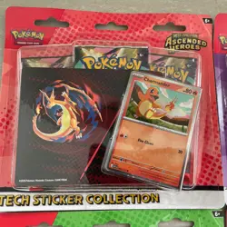 Pokemon TCG: Set of 4🔥 Ascended Heroes Tech Sticker Collections & Blister Packs - Image 2