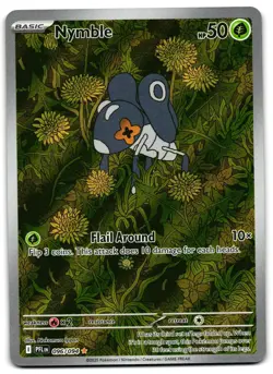 Nymble 096/094 - 🌊 Phantasmal Flames Illustration Rare Pokemon TCG 🖤 - NM - Image 1