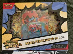 Pokemon TCG Victini Illustration Collection Box and Mega Feraligatr EX Box LOT - Image 4