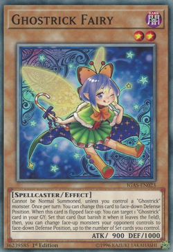 Ghostrick Fairy IGAS-EN023 1st ED Yu-Gi-Oh! - Image 1