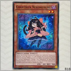 Ghostrick Nekomusume - MP14-EN204 - Common 1st Edition Yugioh - Image 1