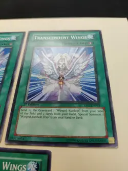 3x Transcendent Wings DP1-EN018 Common 1st Ed/Unlimited LP - Image 5