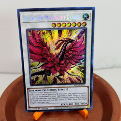 Yu-Gi-Oh Black Rose Moonlight Dragon RA03-EN038 1st Ed Prismatic Secret NM - Image 1