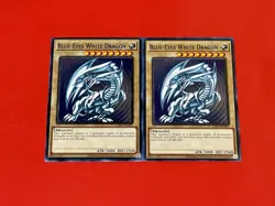2x Blue-Eyes White Dragon | SDK Art | LDK2-ENK01 | NM | Common | YuGiOh! - Image 1