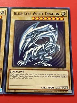 2x Blue-Eyes White Dragon | SDK Art | LDK2-ENK01 | NM | Common | YuGiOh! - Image 5