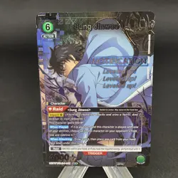 Union Arena: SOLO LEVELING Sung Jinwoo UE17BT/SLG-1-049 Super Rare 1-Star NM-MT - Image 1