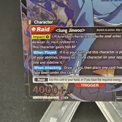 Union Arena: SOLO LEVELING Sung Jinwoo UE17BT/SLG-1-049 Super Rare 1-Star NM-MT - Image 4