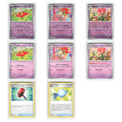 8x Flabebe Lot Floette Florges Crushing Hammer Rare Candy 86 Pokemon Cards Set - Image 1