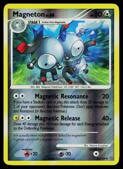 Pokemon Card - Magneton Stormfront 42/100 Reverse Holo Uncommon - Image 1