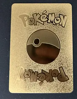 Pokemon Meowth VMAX SWSH005 Gold Metal Full Art Card English HP 300 - Image 2
