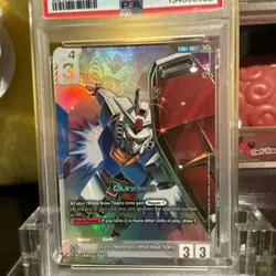 Gundam Card Game - Newtype Rising - Gundam GD01-001 LR++ English - PSA 10 - Image 2
