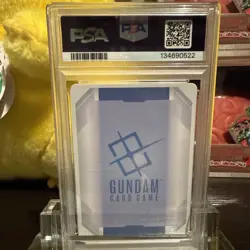 Gundam Card Game - Newtype Rising - Gundam GD01-001 LR++ English - PSA 10 - Image 3