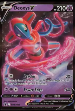 Deoxys V Promo SWSH: Sword & Shield Promo Cards SWSH266 NM - Image 1
