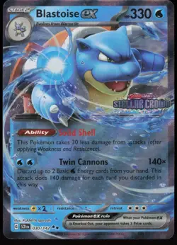 Blastoise ex (Stellar Crown Stamp) Double Rare Miscellaneous Cards & Products 03 - Image 1