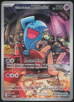 Team Rocket's Wobbuffet Promo SV: Scarlet & Violet Promo Cards 203 NM - Image 1