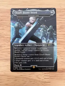 Cloud's Buster Sword Umezawa's Jitte FINAL FANTASY Secret Lair MTG - Image 1