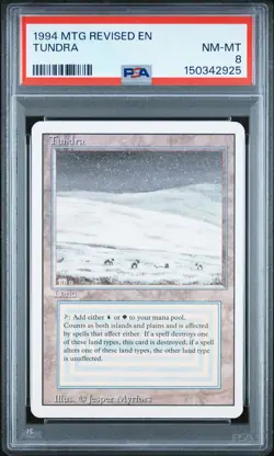 1994 MTG REVISED EDITION TUNDRA PSA 8 - Image 1