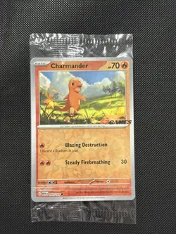 SEALED EB GAMES PROMO - Pokemon ENGLISH 151 - Charmander - 004/165 - MINTY - Image 2