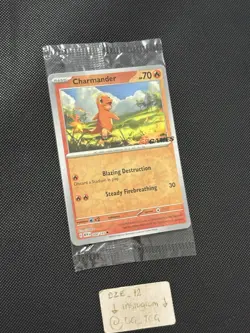 SEALED EB GAMES PROMO - Pokemon ENGLISH 151 - Charmander - 004/165 - MINTY - Image 3
