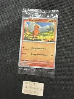 SEALED EB GAMES PROMO - Pokemon ENGLISH 151 - Charmander - 004/165 - MINTY - Image 4