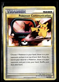 Pokemon Communication 98/123 HeartGold & SoulSilver Uncommon Pokemon - Image 1