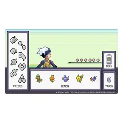 Pokemon Board Game Mat Pixelated #3 Playmat Games Mousepad Play Mat of TCG CCG - Image 1