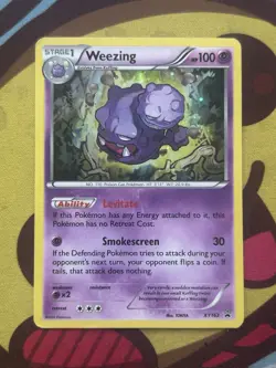Pokemon Weezing XY163 - Black Star Promo - Light Play - Image 1