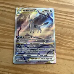 Pokemon Glaceon VSTAR GG40/GG70 Crown Zenith Galarian Gallery Ultra Rare Holo - Image 1