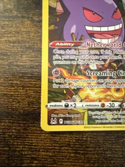 Gengar TG06/TG30 Swsh11: Lost Origin Trainer Gallery Holo Pokemon - Image 3
