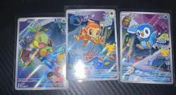 Pokemon TCG First Partner Illustration Collection Series 1 Gen 4 Sinnoh Starters - Image 1