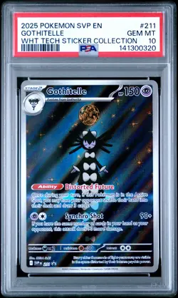 2025 POKEMON SVP EN-SV BLACK STAR PROMO #211 GOTHITELLE PSA 10 - Image 1