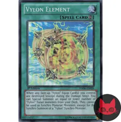 Yugioh Vylon Element HA06-EN026 Super Rare 1st Edition NM - Image 1