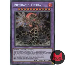 Yugioh Infernoid Tierra BROL-EN082 Secret Rare 1st Edition NM - Image 1