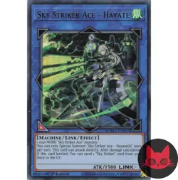 Yugioh Sky Striker Ace - Hayate MAMA-EN007 Ultra Rare 1st Edition NM - Image 1